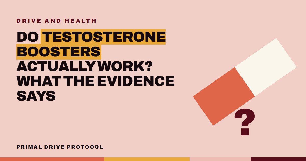 Do Testosterone Boosters Actually Work? What the Evidence Says